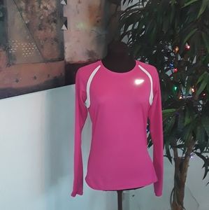 Nike DRI-Fit Long Sleeved Tee| Pink | Medium